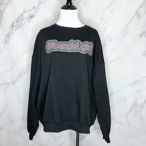 NWT Henri Bendel #bendelgirl Black Sweatshirt